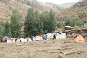 12.Camp Ambikwa – miesto odkiaľ sa vyráža na vrchol najvyššej hory Etiópie – Rash Dashen 4550 m.n.m
