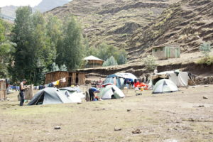 Tábor Ambikwa – miesto odkiaľ sa vyráža na vrchol Rash Dashen