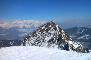 10.Pohľad na vrchol Shoberu 2133 m z vrcholu Rippeteggu