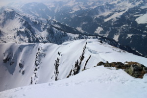 11.Pohľad z vrcholu Rippeteggu 2133 m