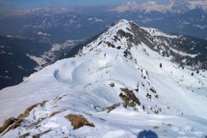 13.Pohľad z Rippeteggu na hrebeň